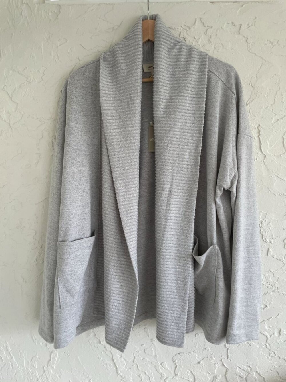 Haven Well Within Gray open front cardigan - size XL